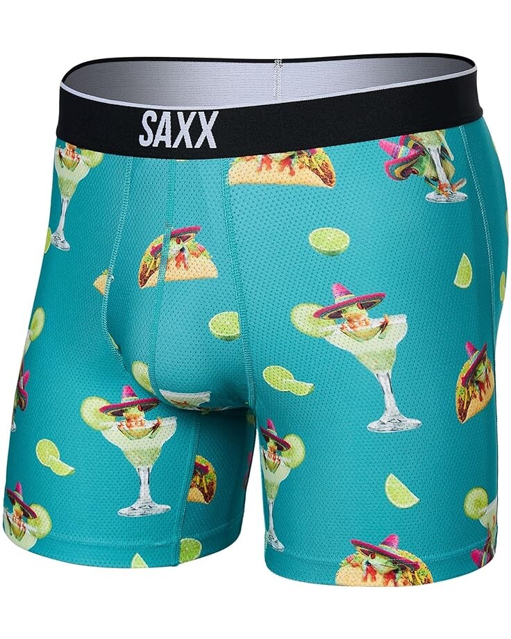 

Боксеры SAXX UNDERWEAR Volt Breathable Mesh, цвет Senor Treefrogz/Baltic