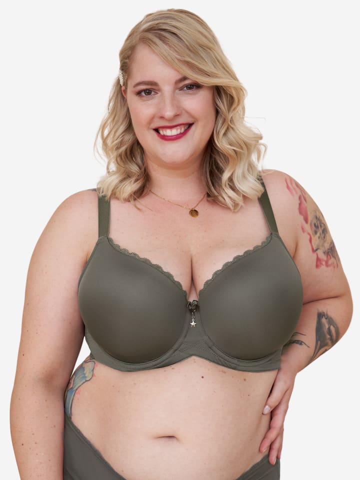 

Бюстгальтер на косточках SugarShape, оливковый