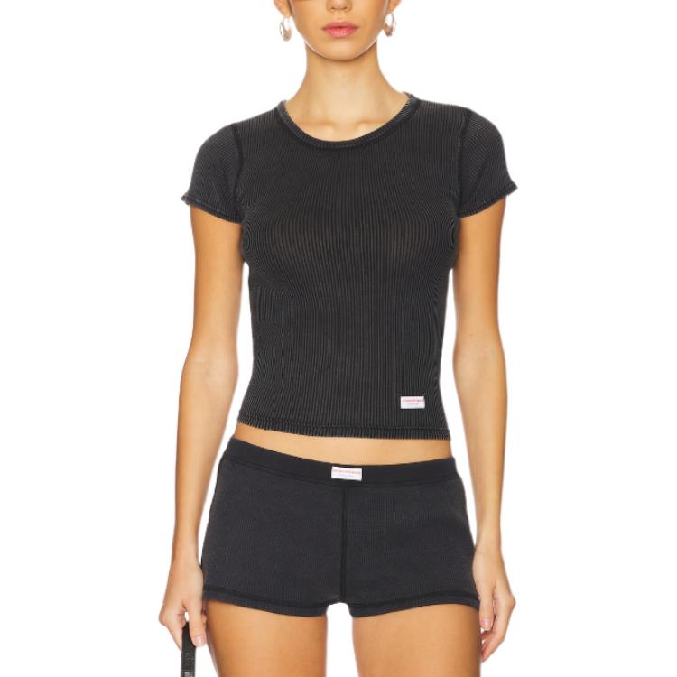 

Обычная футболка женская Alexander Wang, черный