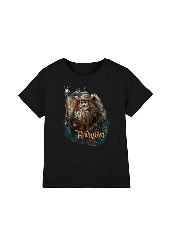 Футболка принтованная The hobbit radagast the brown print t-shirt Cotton Soul, черный