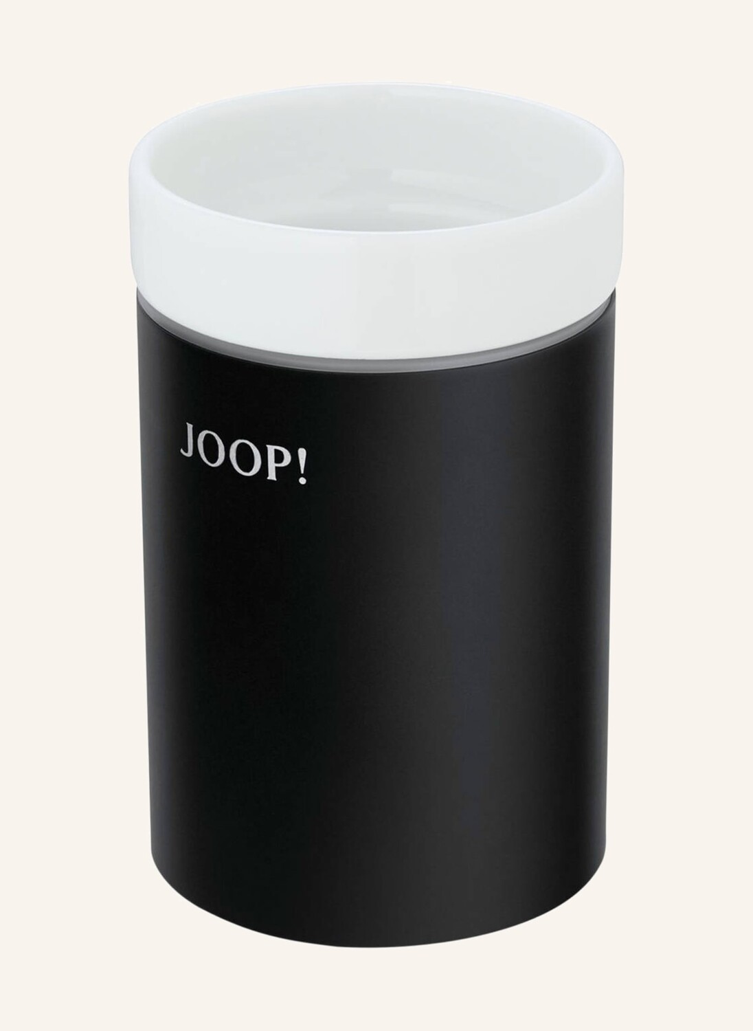 

Чашка для зубной щетки Joop CHROMELINE, высота 11 см, белый/черный