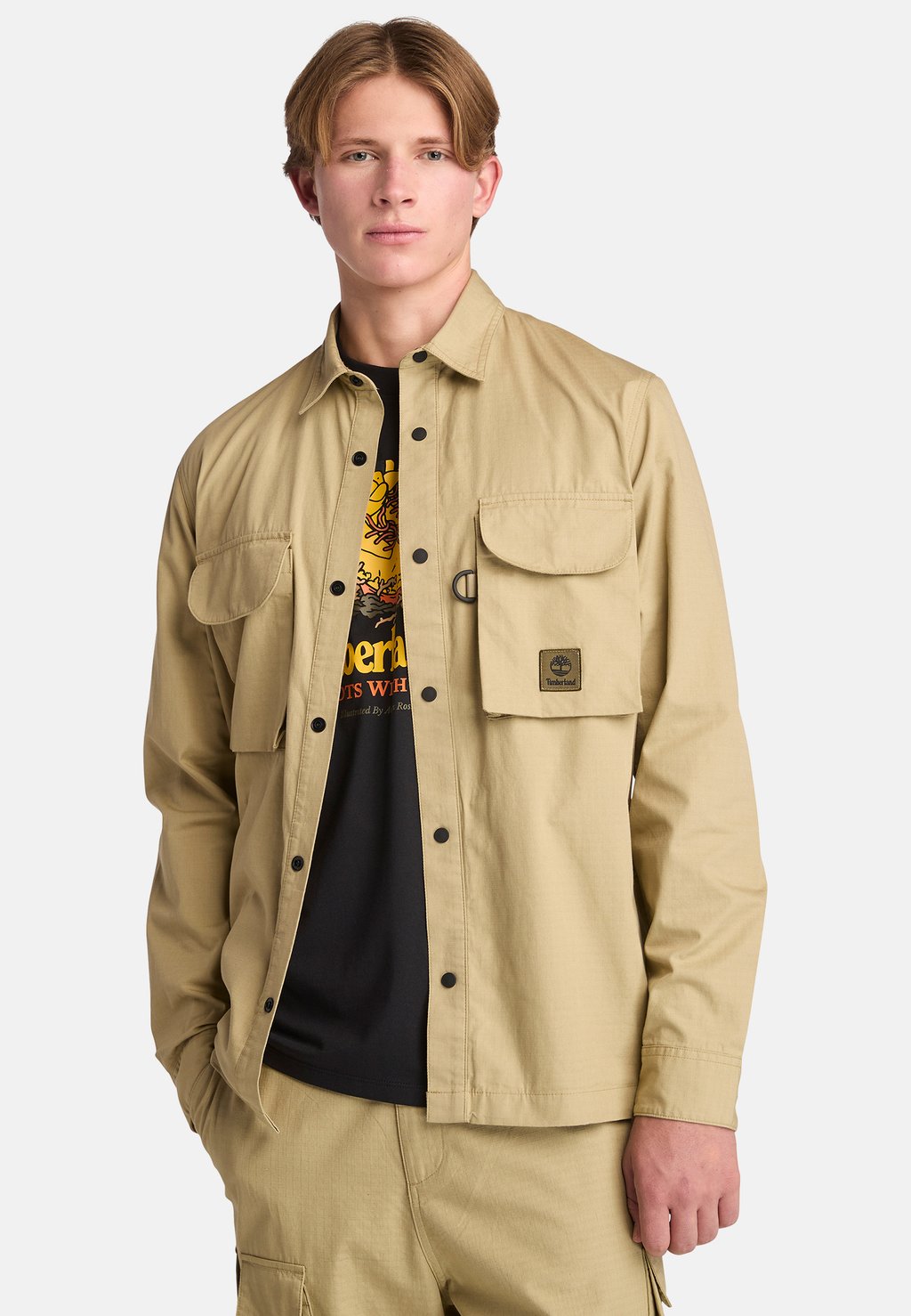 

Рубашка Timberland, бежевый