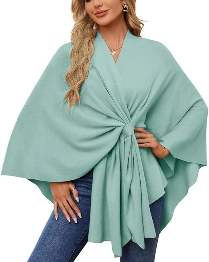 

Свитер Consolidateh, элегантный шаль с мягким открытым передом