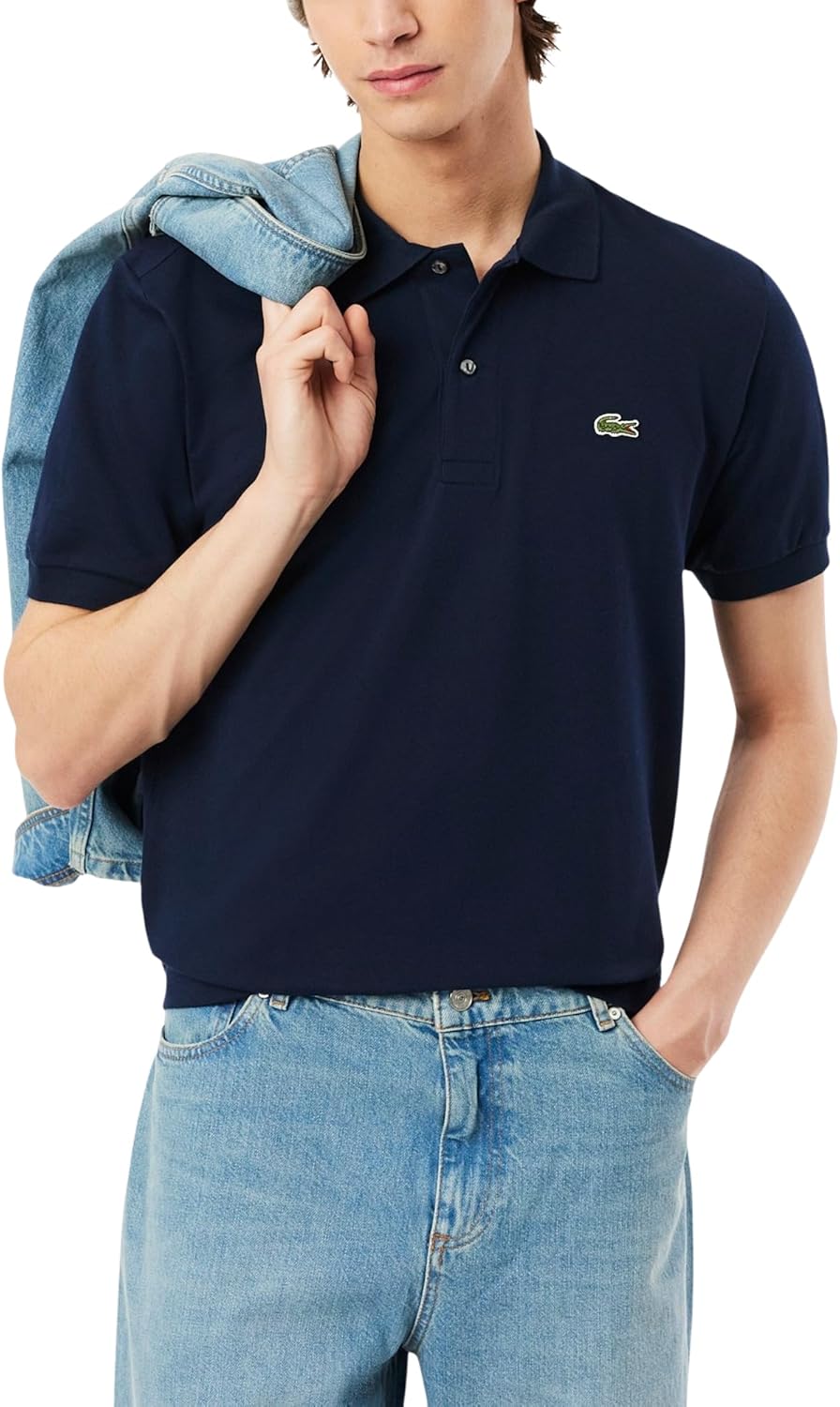 

Lacoste мужская классическая футболка-поло L.12.12 Light, Navy Blue, Синий, Lacoste мужская классическая футболка-поло L.12.12 Light, Navy Blue