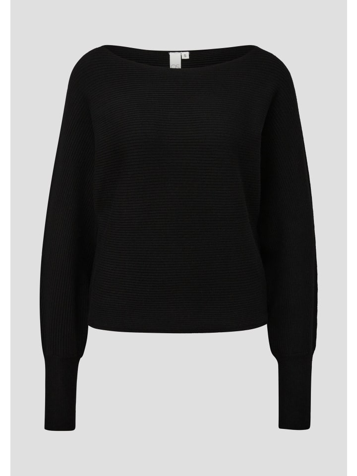 

QS Вязаный свитер цвета 9999_черный