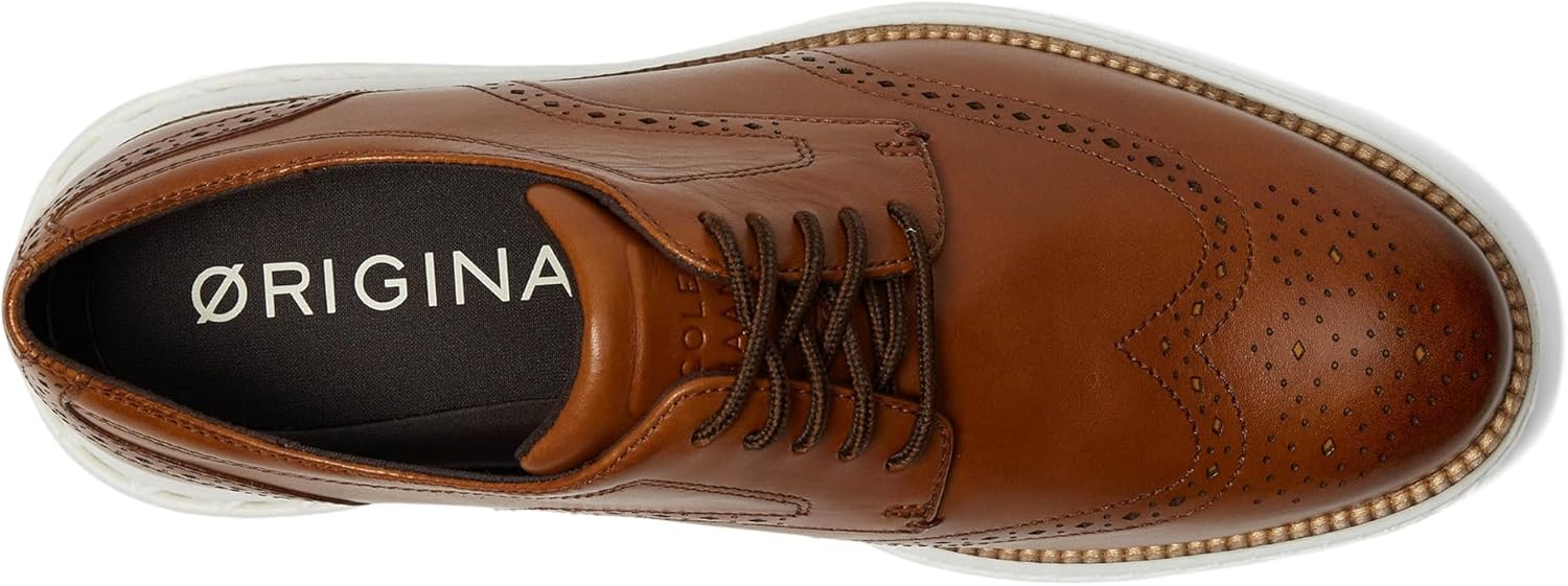 Мужские оксфорды Cole Haan Original Grand 2.0 с крыльями, British Tan — фото 2