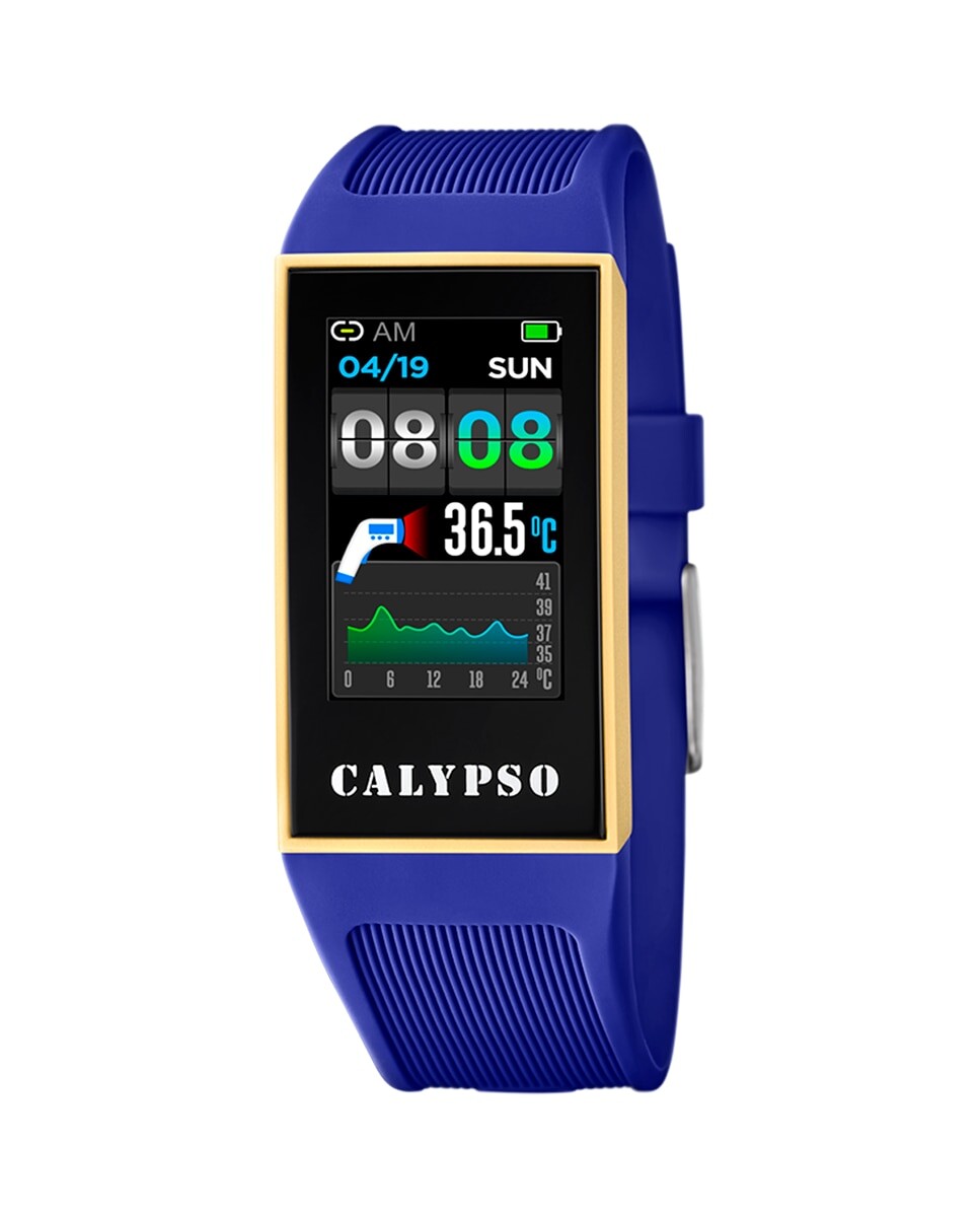 

Умные часы K8502/2, синие резиновые Calypso, синий