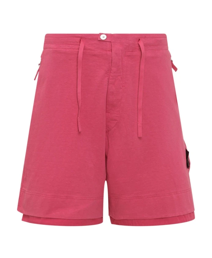 

Розовые летние шорты Stone Island, розовый
