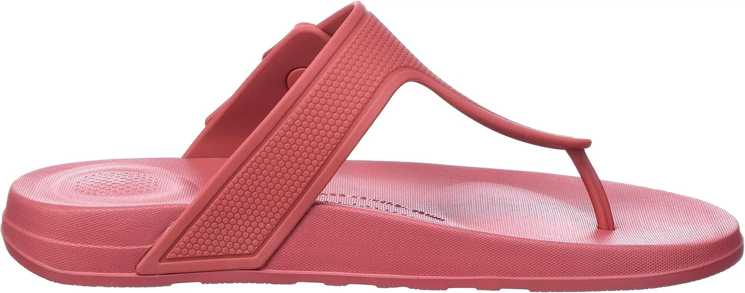 Мужские эргономичные шлепанцы FitFlop Iqushion, красный — фото 4