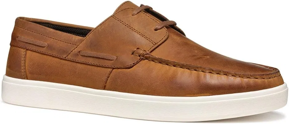 Мужские мокасины Geox U Avola BMoccasin, Brown Cotto