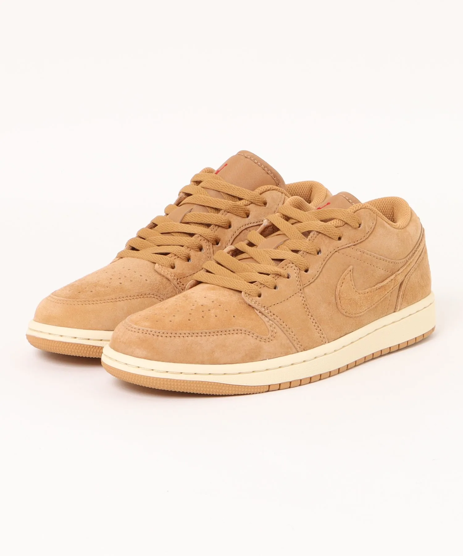 Мужские кроссовки из натуральной кожи и замши Air Jordan 1 Low SE бежевые