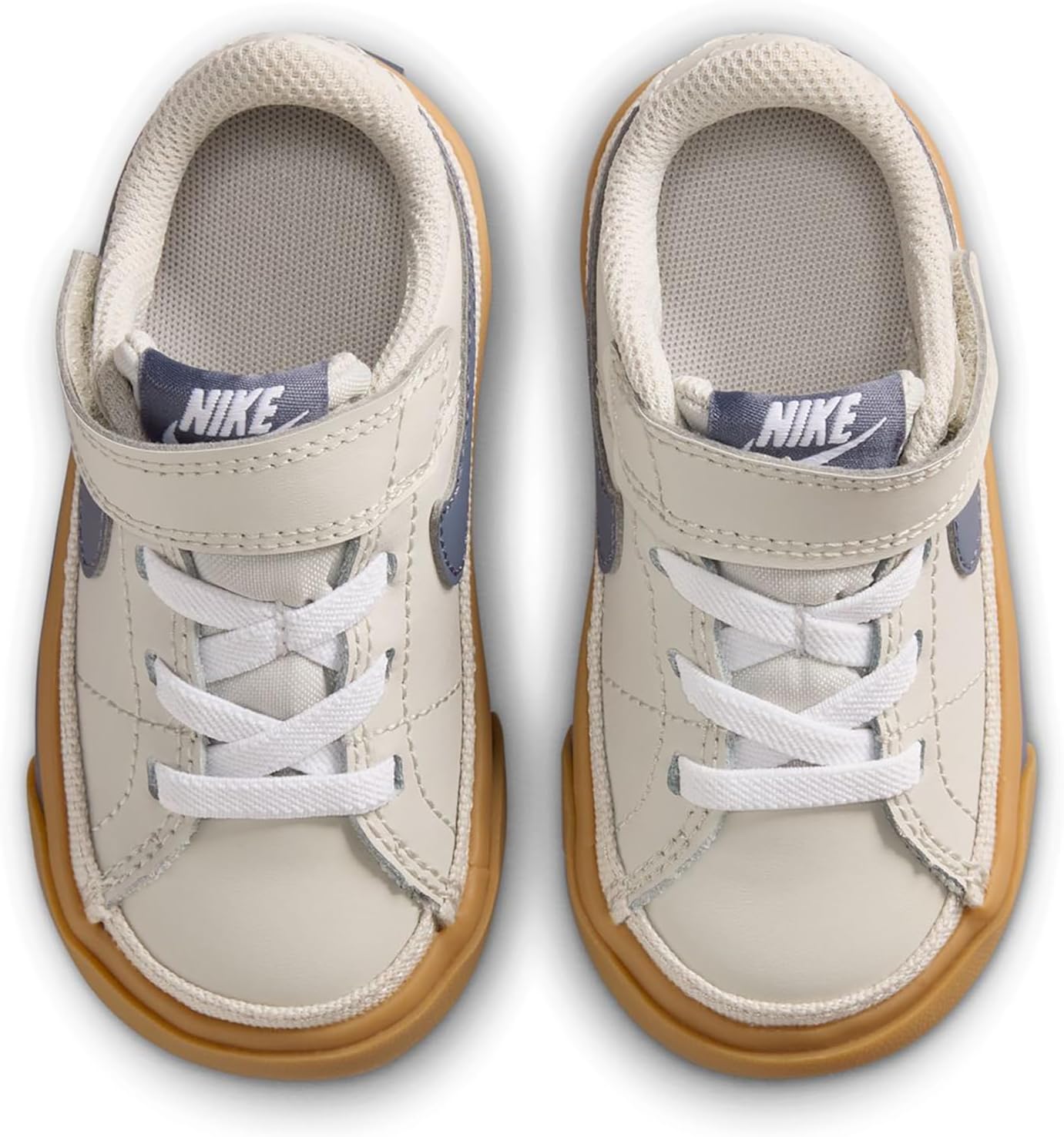 Кроссовки Nike Unisex-Child Court Legacy, коричневый/кремовый/угольный — фото 3