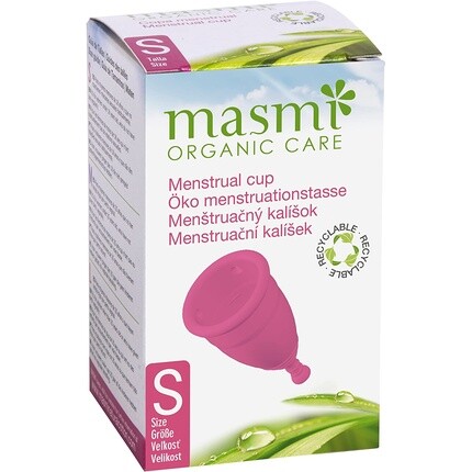 

Менструальная чаша MASMI NATURAL COTTON Eco, размер S, розовая