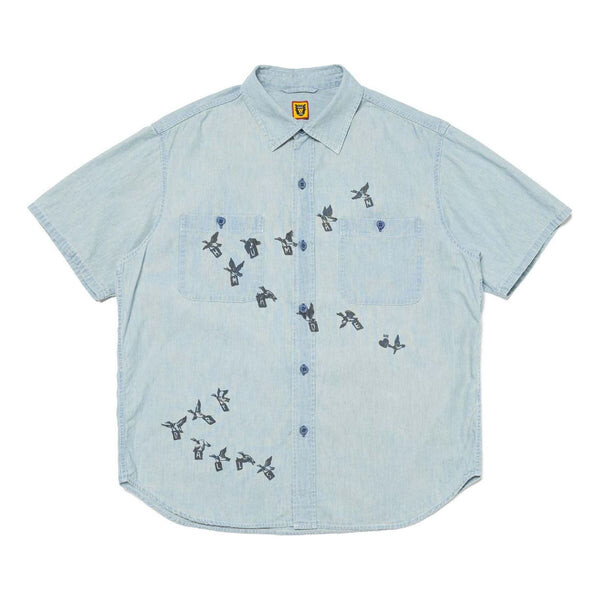 

Рубашка chambray shirt 'blue' Human Made, синий