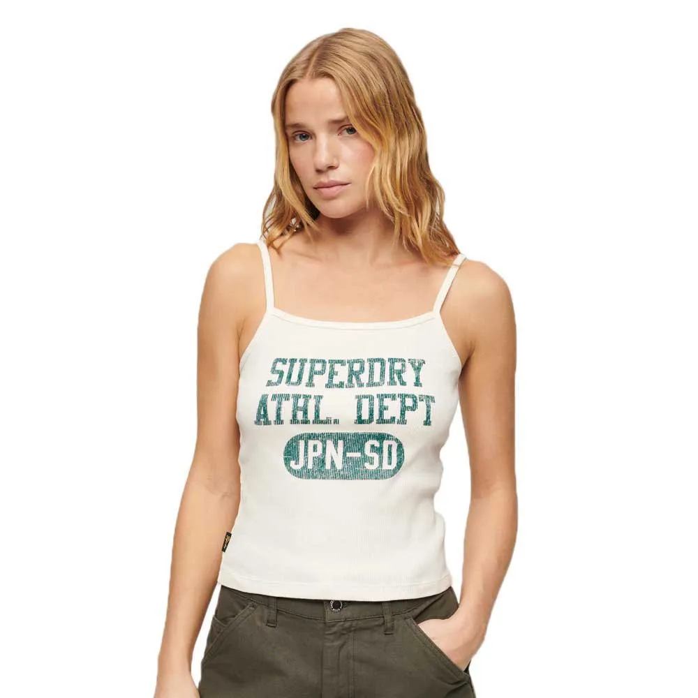 

Футболка Superdry Athletic Coll Graphic RIB, бежевый