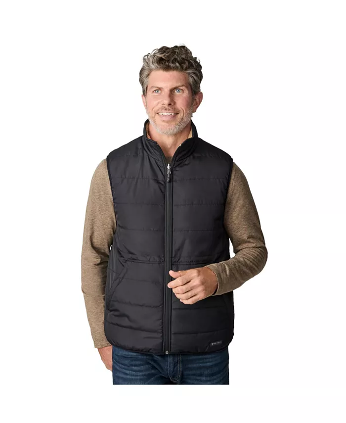 

Мужская куртка-жилет Atlas II с простежкой, двусторонняя, с подкладкой из шерпы Free Country, черный