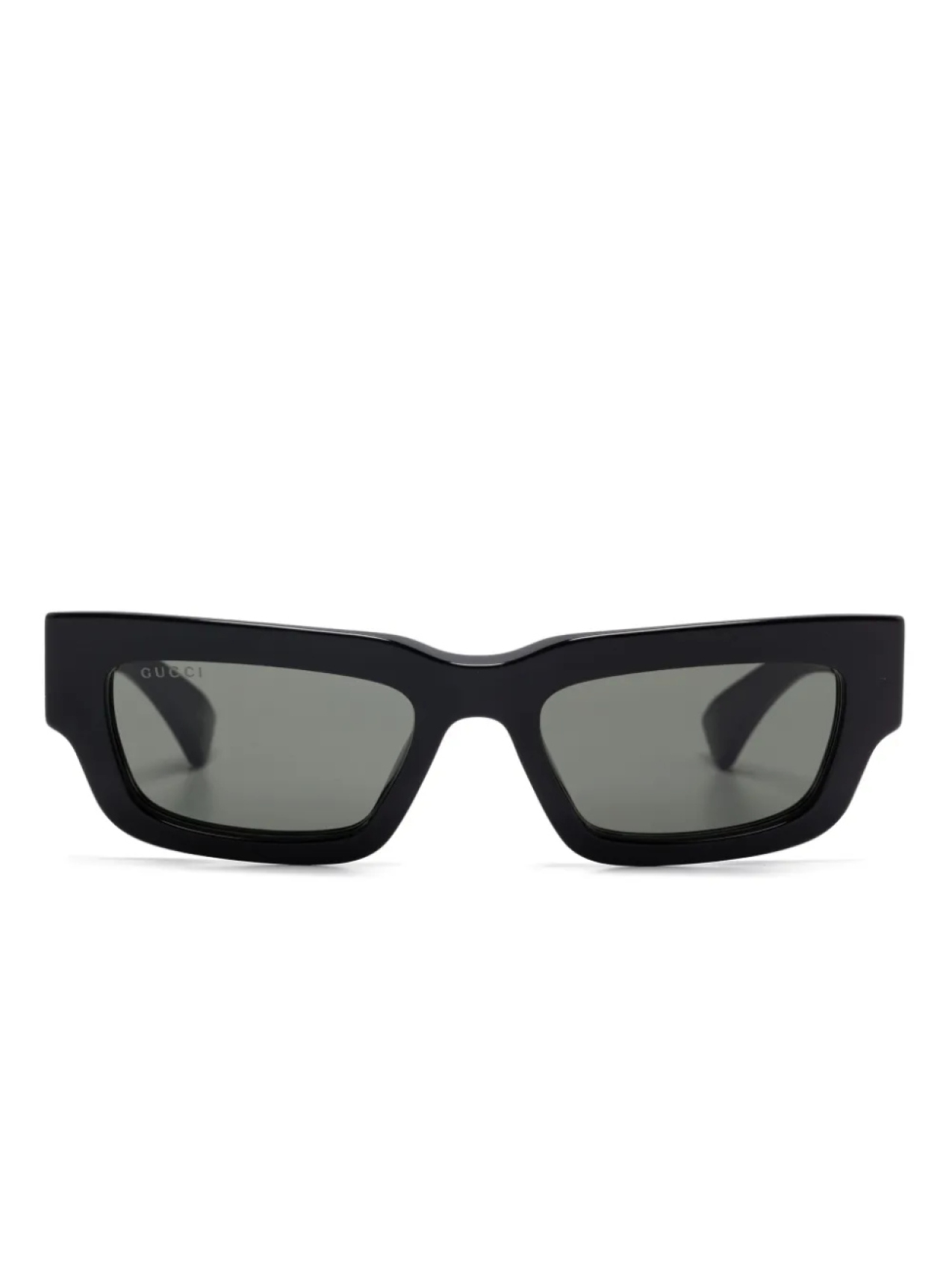 

Gucci Eyewear rectangle-frame солнцезащитные очки, черный