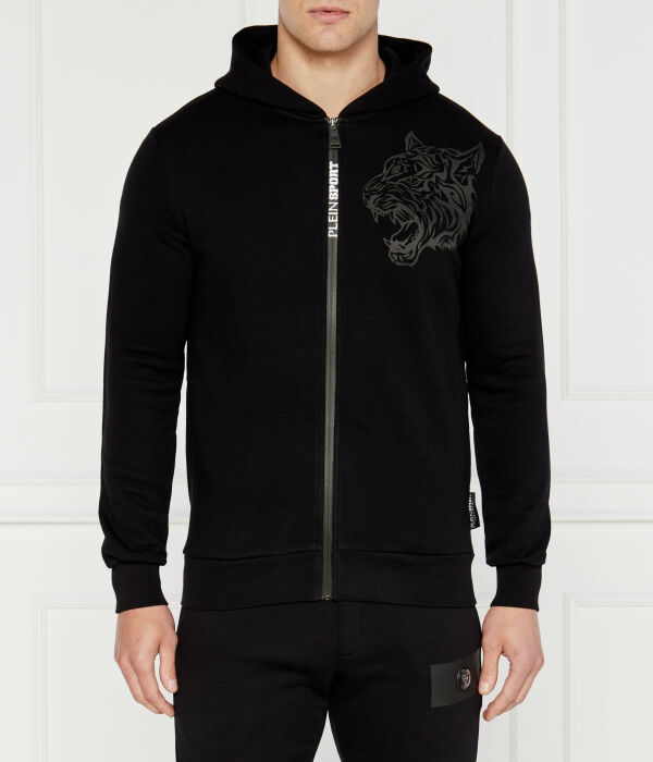 

Толстовка Plein Sport Regular Fit на молнии, черный