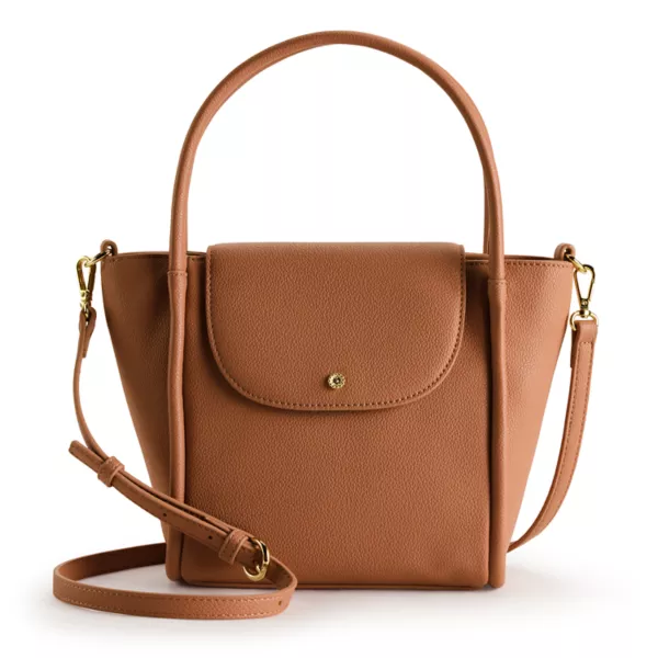 

Мини-сумка кроссбоди Quinn Lc Lauren Conrad, цвет saddle