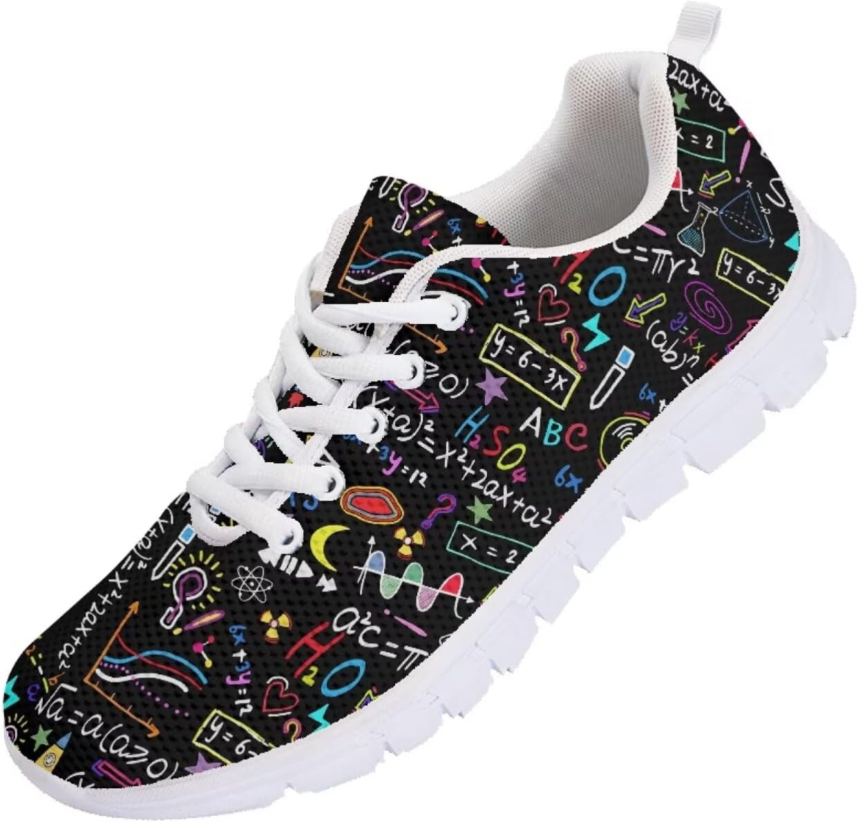

Мужские теннисные кроссовки Funnydude Funny Print, осень 2025, прогулочные кроссовки, повседневные, противоскользящие, для тренировок, Math