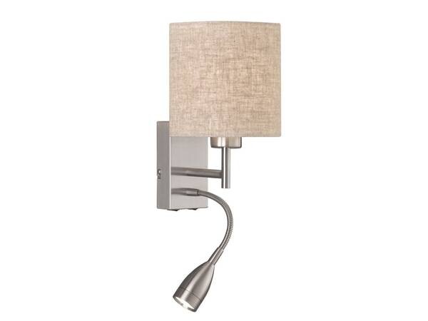 

Настенный светильник MeineWunschleuchte Leselampe Bett mit Schalter цвет beige/silber
