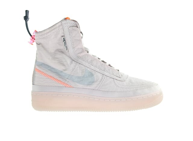 Серые женские синтетические кроссовки на шнуровке Af1 Shell BQ6096 003 Nike, серый