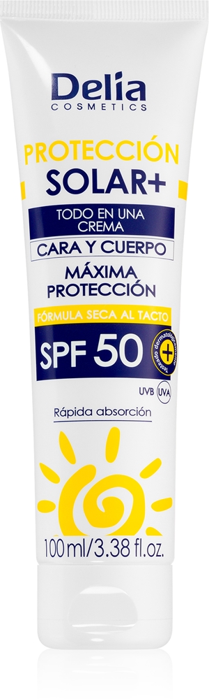 

Солнцезащитный крем для лица spf 50 Delia Cosmetics, 100 мл