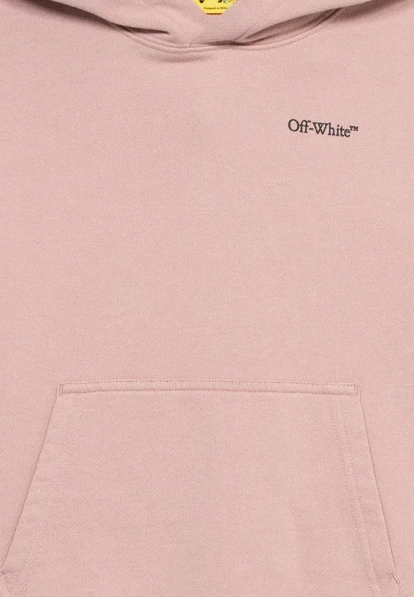 Свитшот Scribble diag Off-White, бледно-сиреневый — фото 4