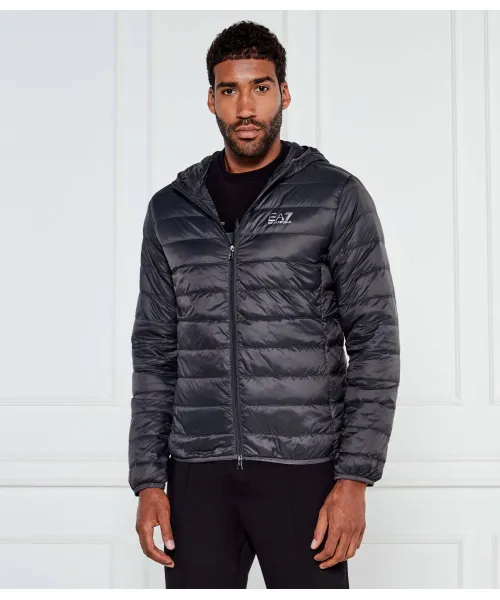 

Пуховик Regular fit Ea7, серый