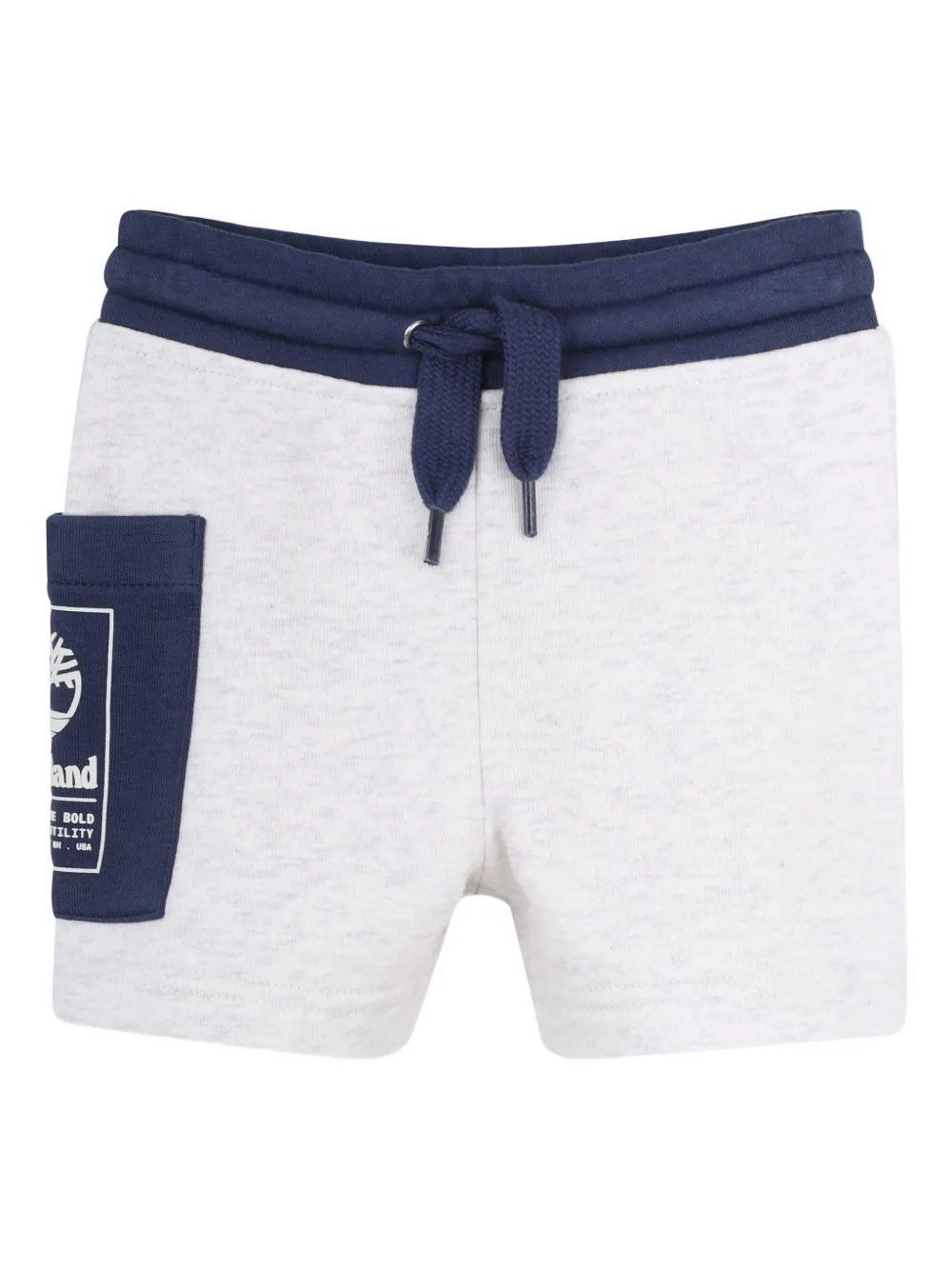 

Шорты с кулиской и логотипом Timberland Kids, серый