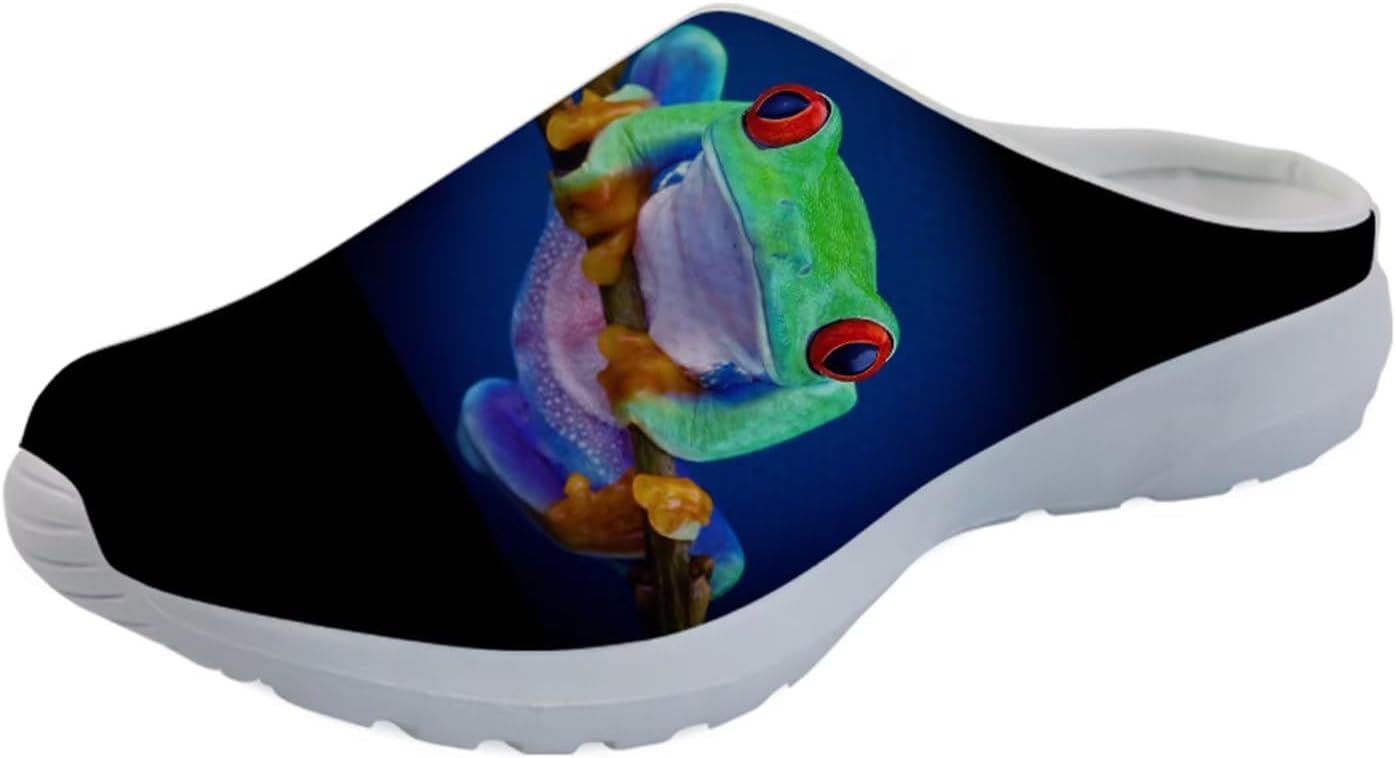 

Мужские сандалии GLENLCWE Green Spider Cobweb, женские прогулочные мюли, кроссовки, садовые кломпы на Хэллоуин, легкая водная обувь для душа, удобная обувь, Frog