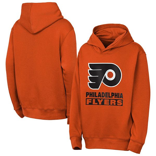 Толстовка Youth classic orange Philadelphia Flyers Back to Basics Outerstuff — фото 2