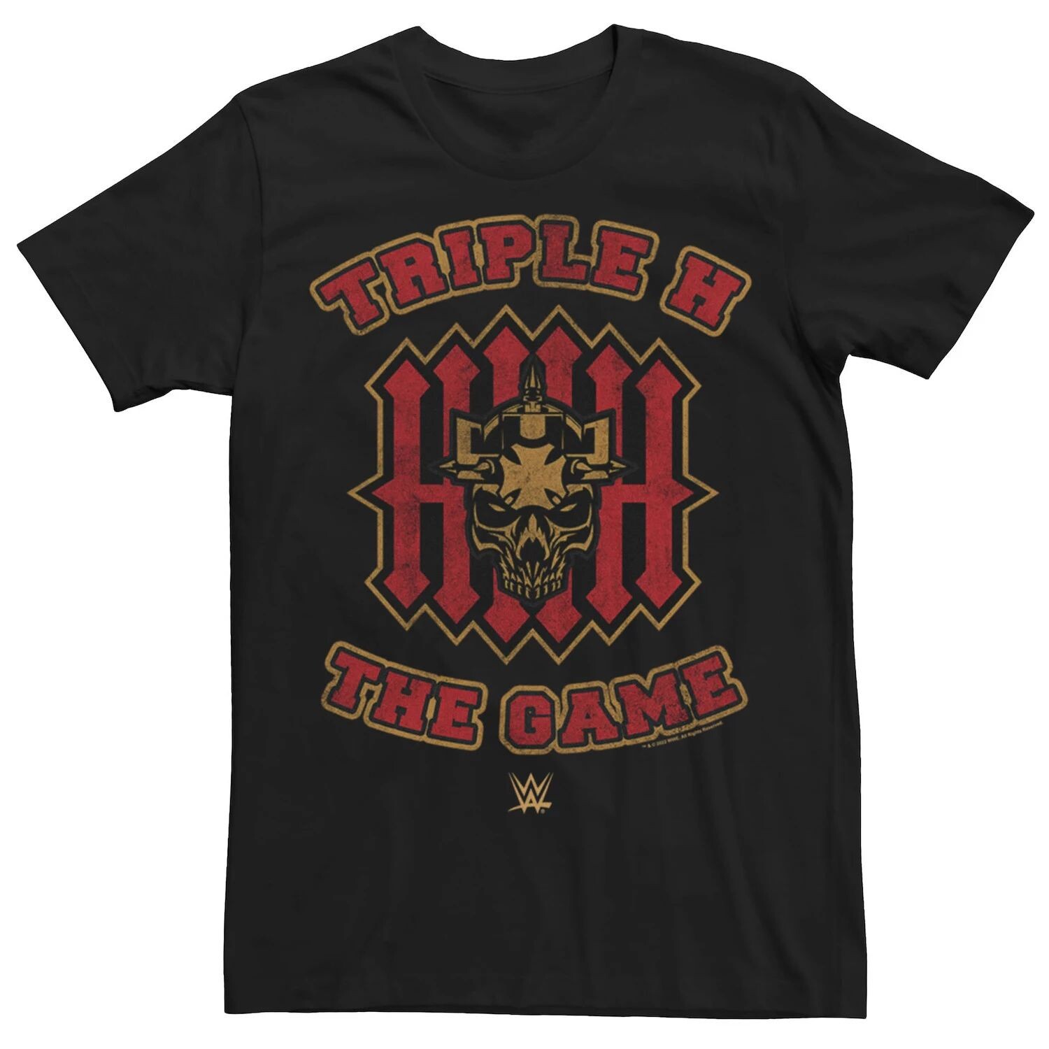 

Мужская футболка WWE Triple H The Game с логотипом черепа Licensed Character