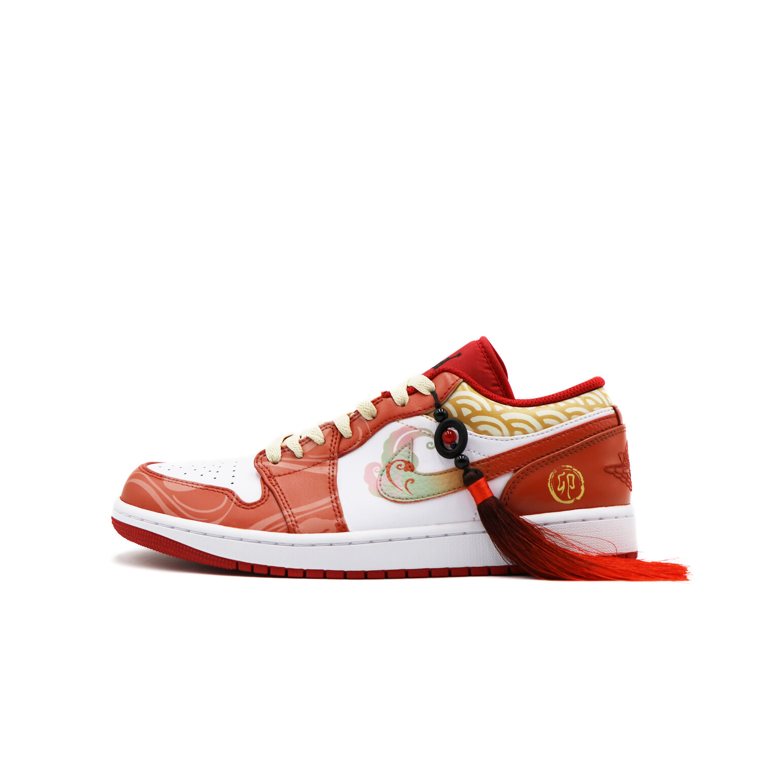 

Кроссовки Air JORDAN 1 Vintage Basketball Shoes Men Low-Top White Red