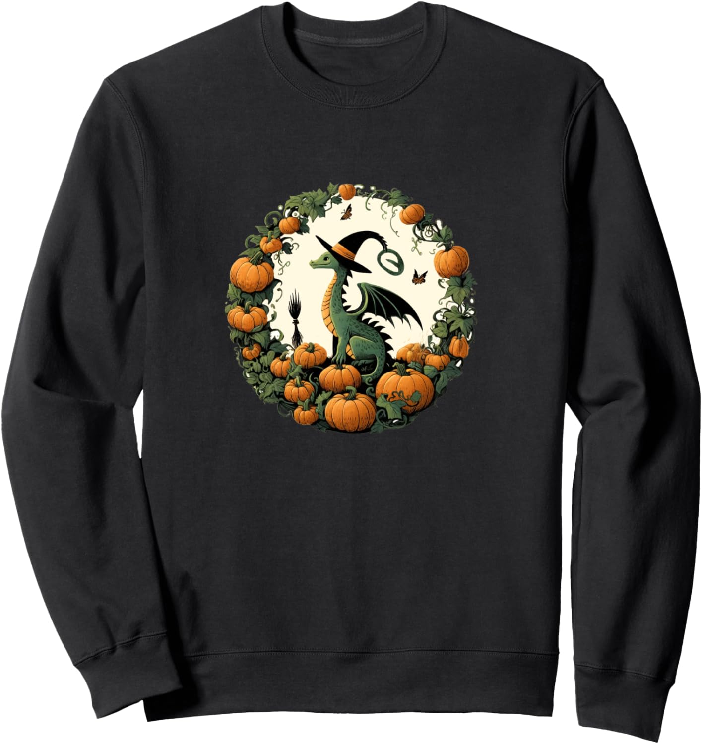 

Милая толстовка с изображением дракона на Хэллоуин Pumpkin Dragons Bubb, черный