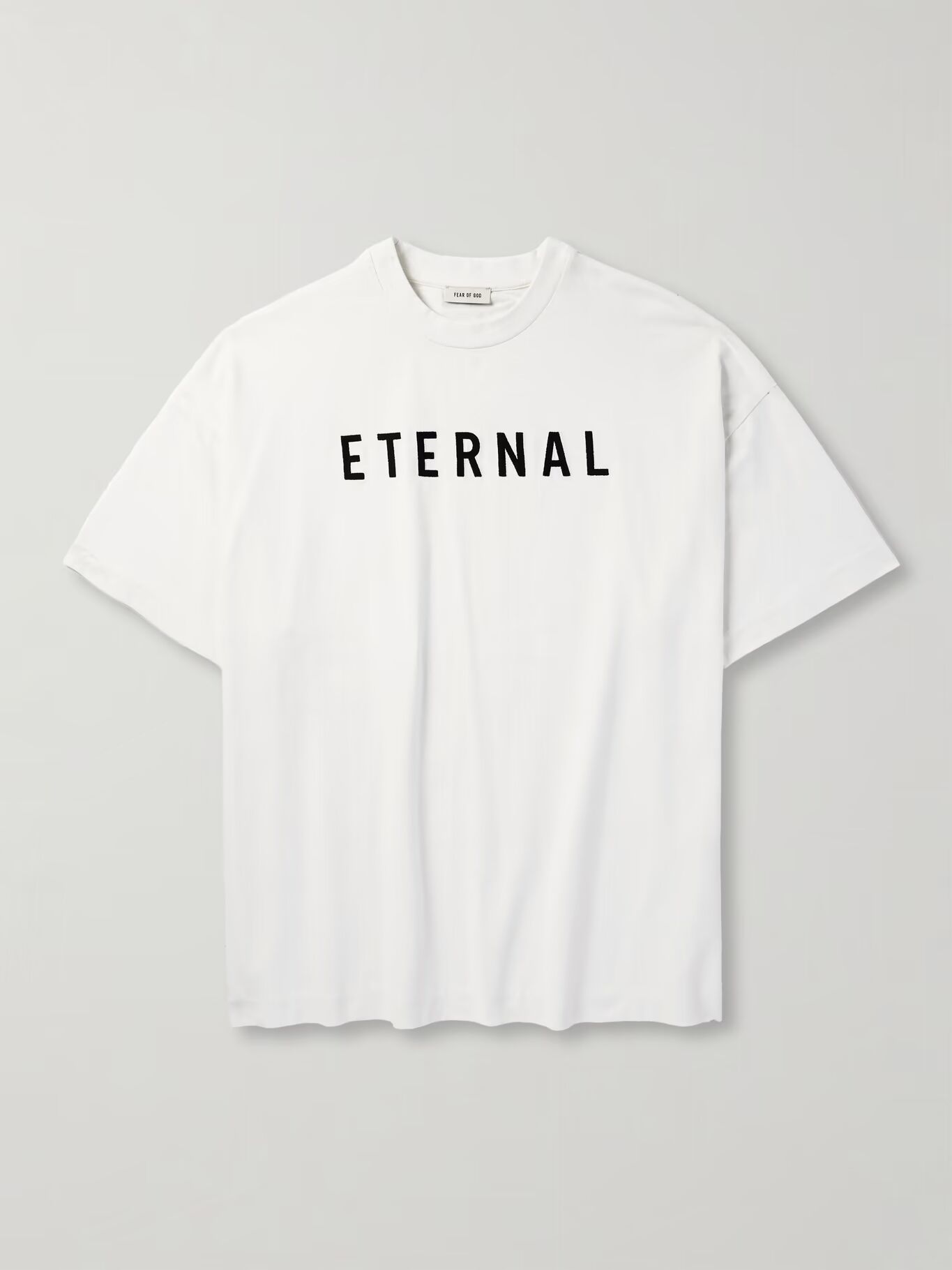 

Футболка из хлопкового джерси с объемным логотипом Eternal FEAR OF GOD, белый