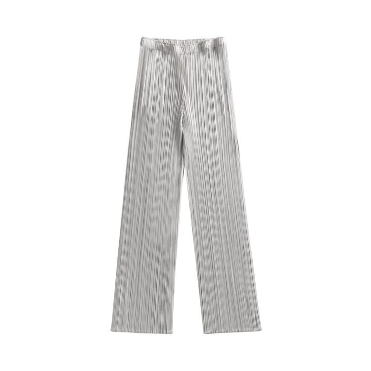 

Брюки Pleats Please Issey Miyake Basics Pants Light Grey, серый