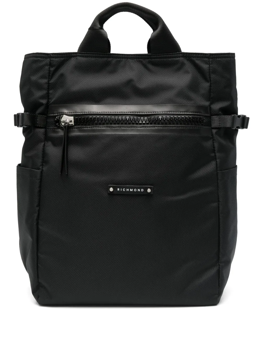 

Рюкзак с нашивкой-логотипом John Richmond, черный