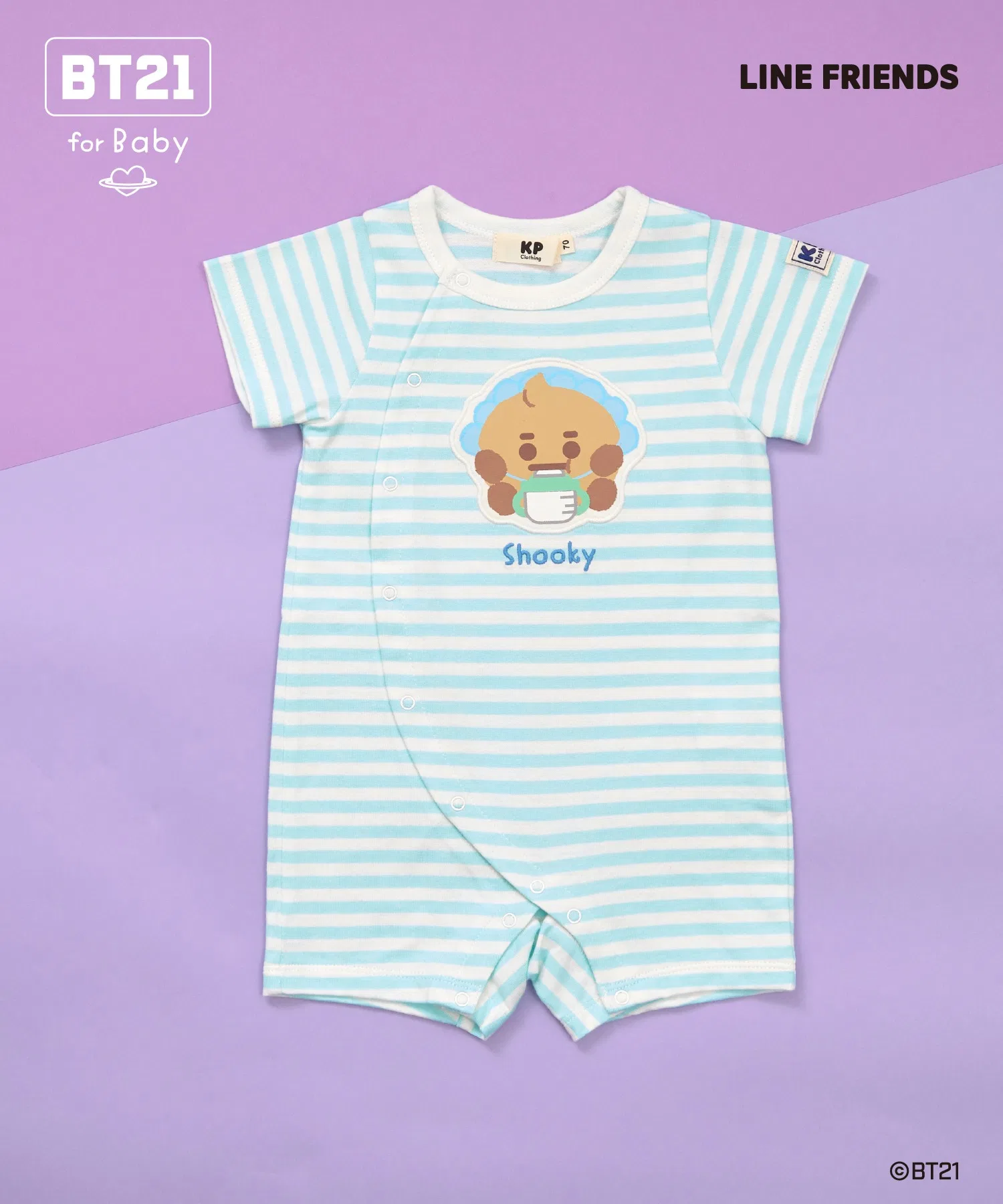 【BT21】Комбинезон с аппликацией по краю