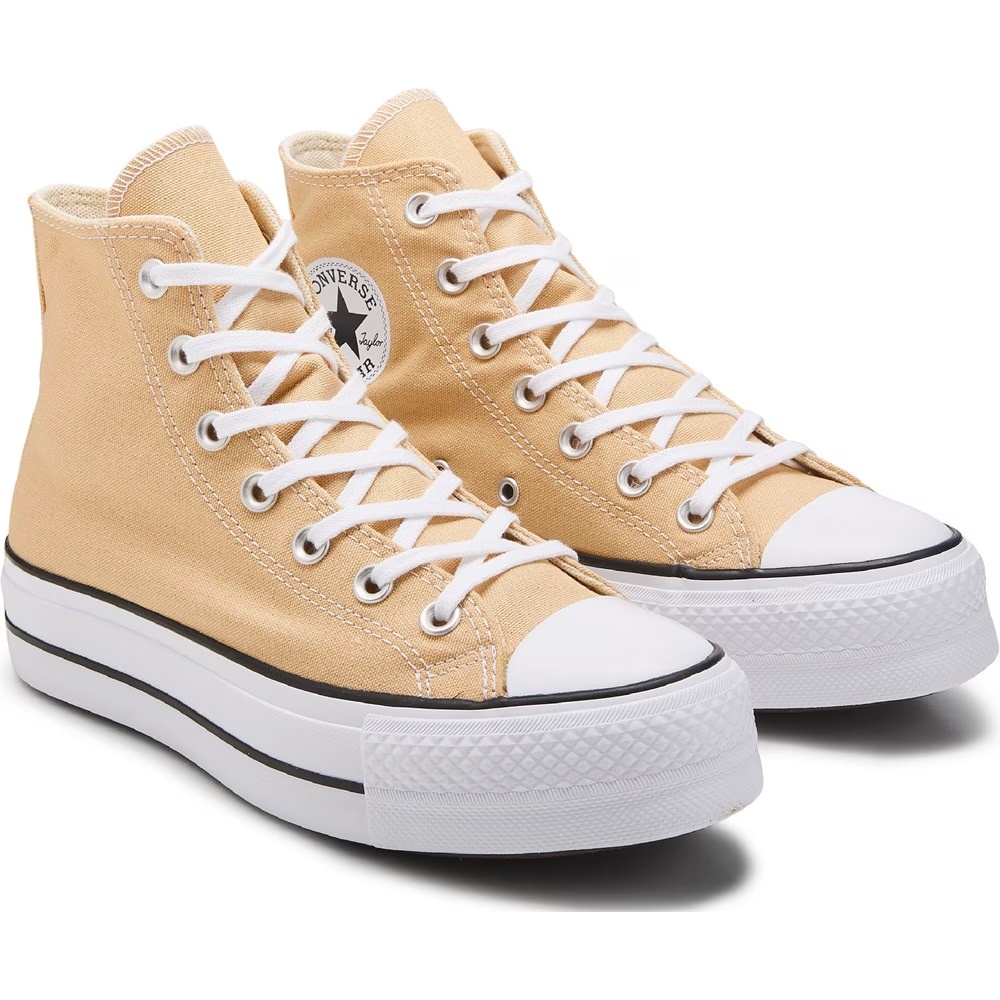 Кроссовки на платформе Chuck Taylor All Star Hi Lift от Converse, coastal dune tan