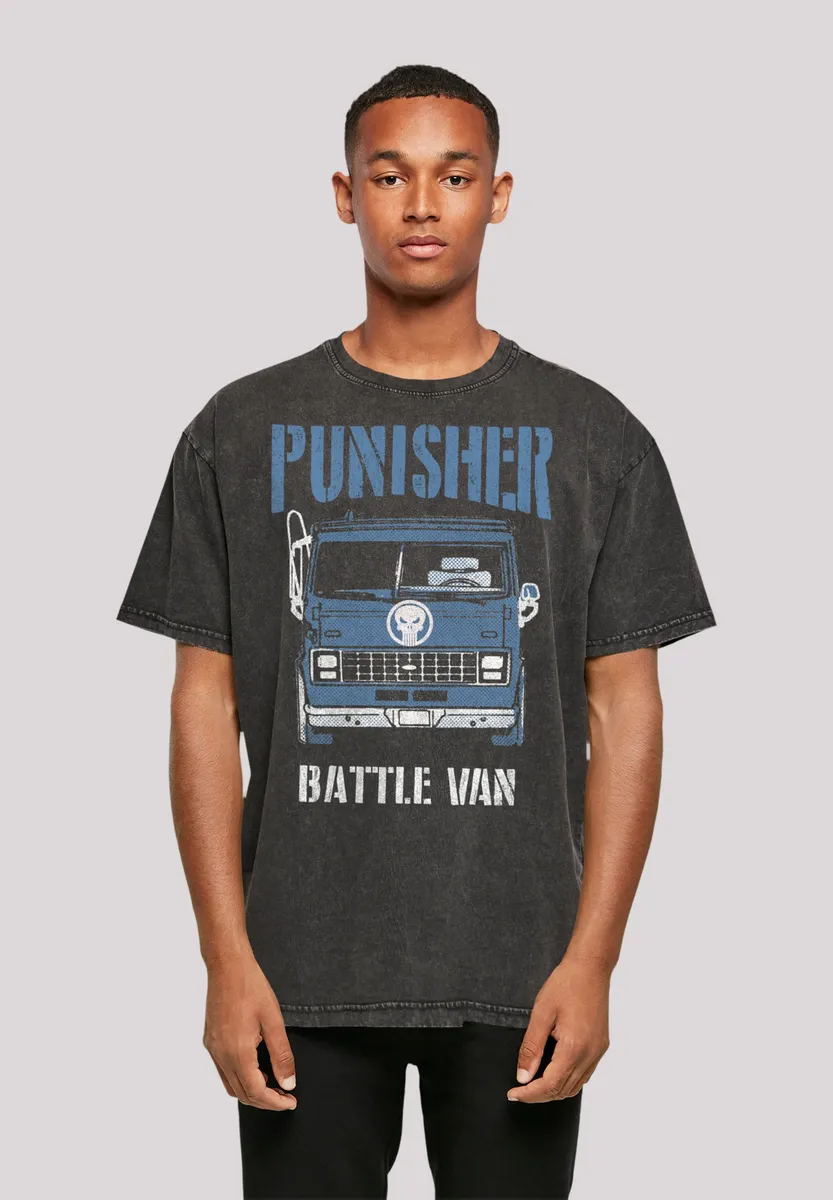 

F4NT4STIC Футболка "Marvel Punisher Battle Van II", премиум качество, черный