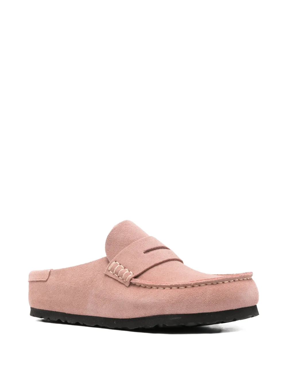 Лоферы Naples с перекрестным ремешком Birkenstock, розовый — фото 2