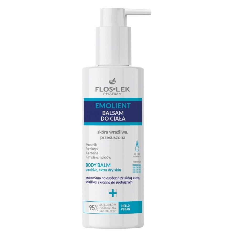 

Floslek Emollient, Лосьон для тела для чувствительной и сухой кожи, 175 мл