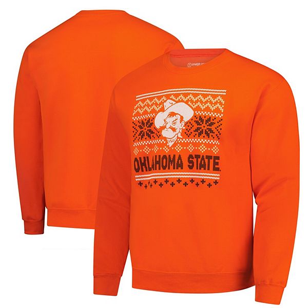 

Мужской оранжевый свитшот Oklahoma State Cowboys Holiday Fleece Image One