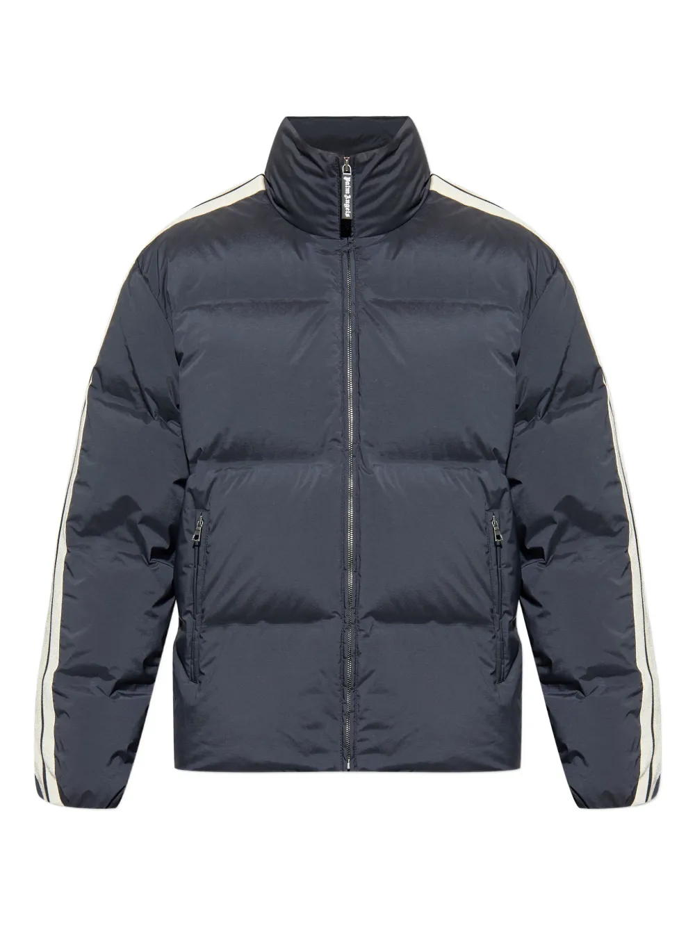 

Куртка на молнии с полосатыми деталями Palm Angels, серый