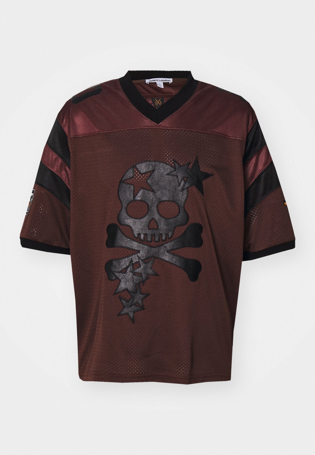 

Футболка с принтом SKULL SPORTS Jaded London, коричневый