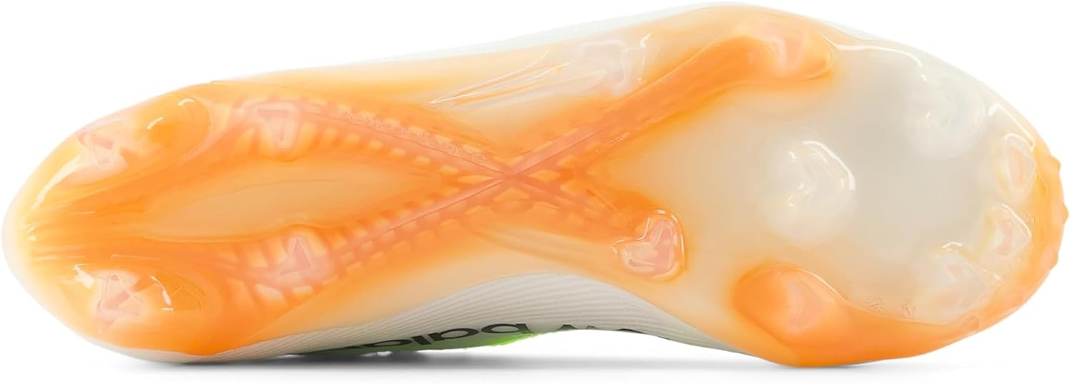 Кроссовки New Balance Burnx4 Lacrosse для мужчин и женщин, белый/зеленый/оранжевый — фото 3