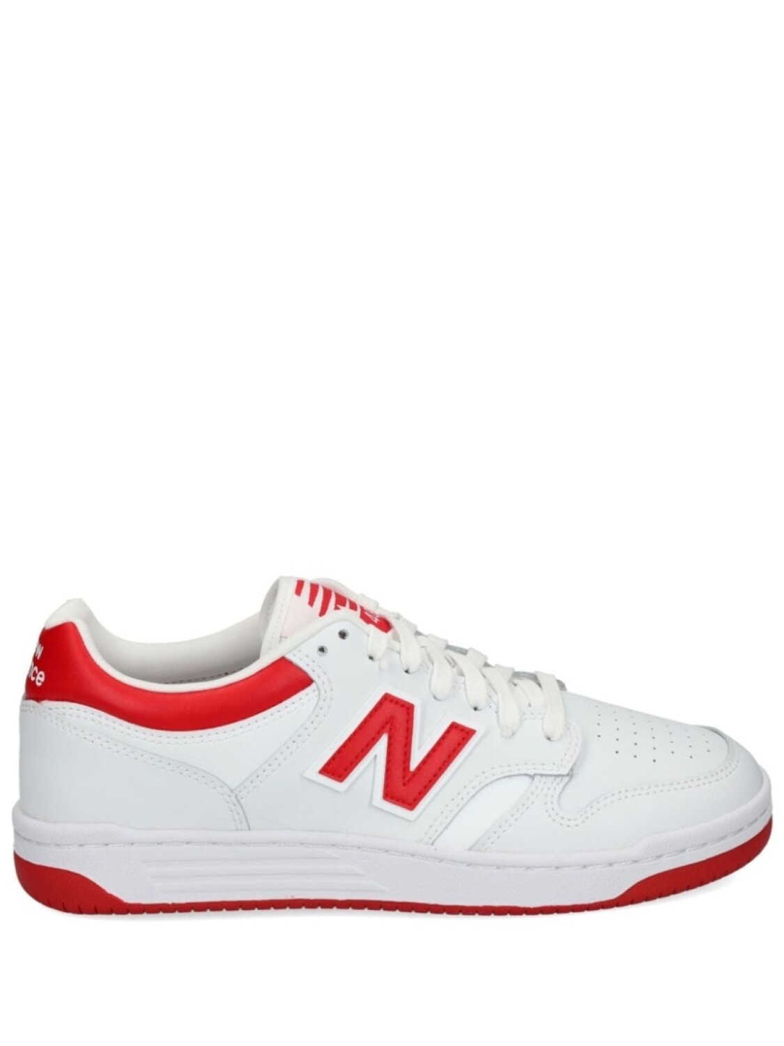 

Кроссовки New Balance 480 Lace-up, белый/красный
