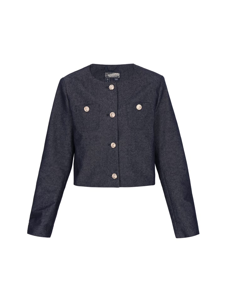 

DreiMaster Женский пиджак темно-синего цвета