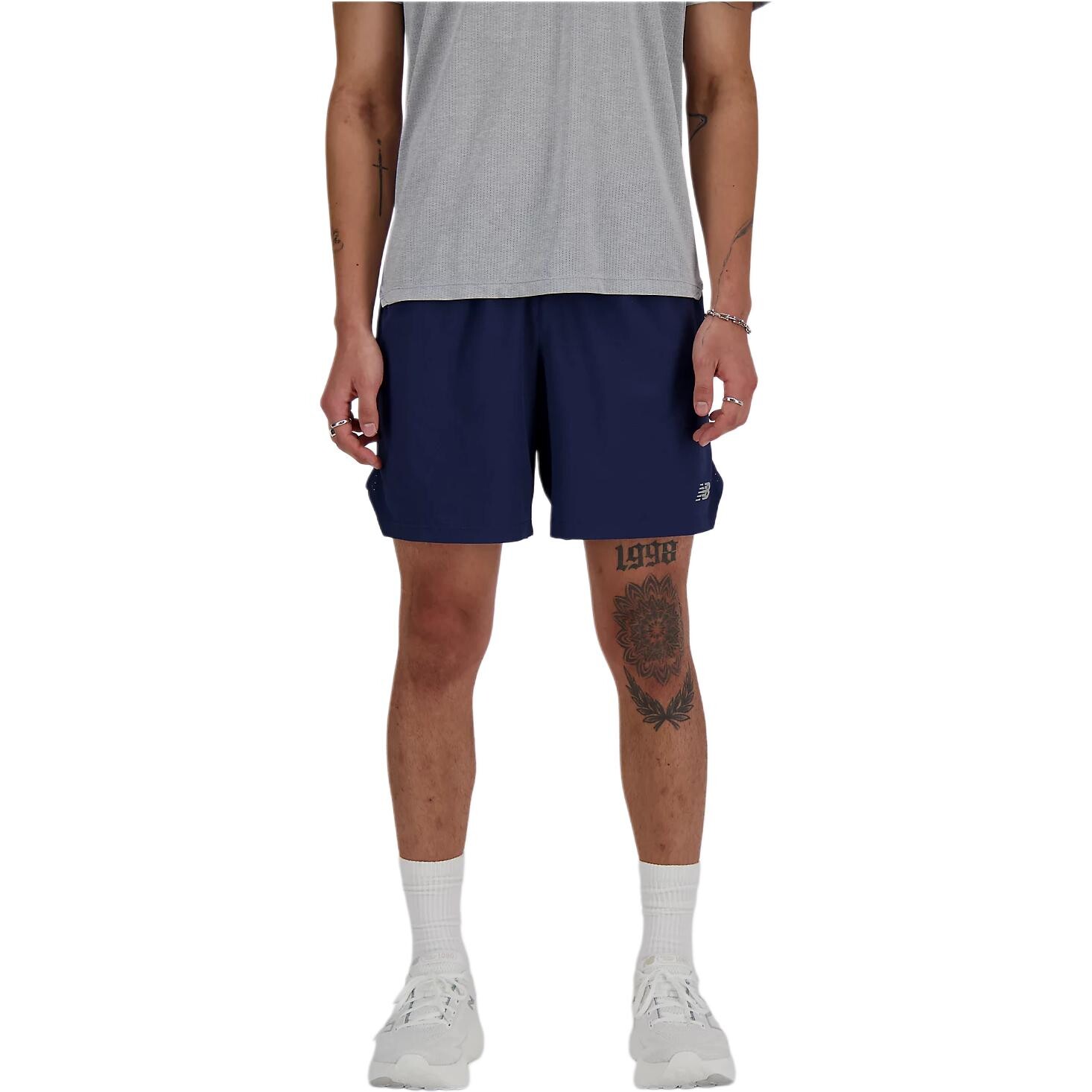 

Повседневные шорты мужские синие New Balance, синий